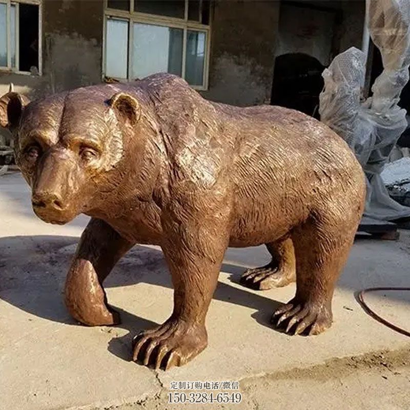 小区黑熊雕塑供应商