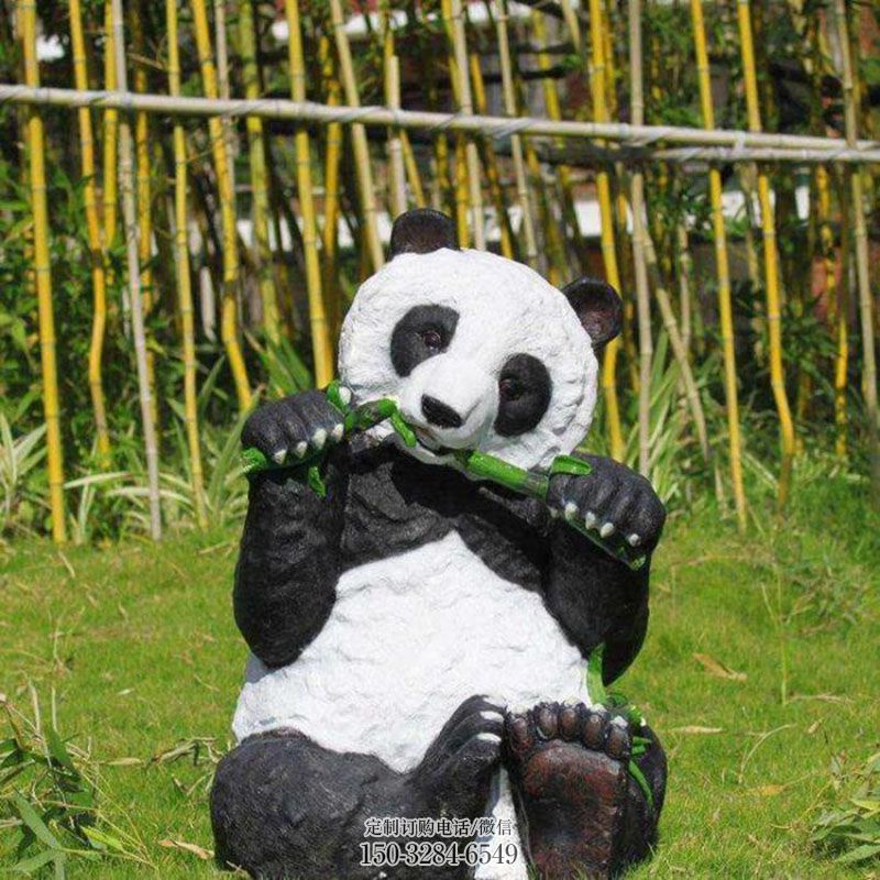民族仿真熊猫雕塑生产厂家