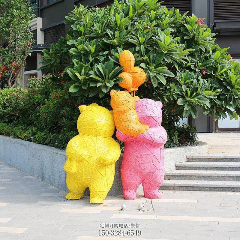 小区景观小熊雕塑供应商
