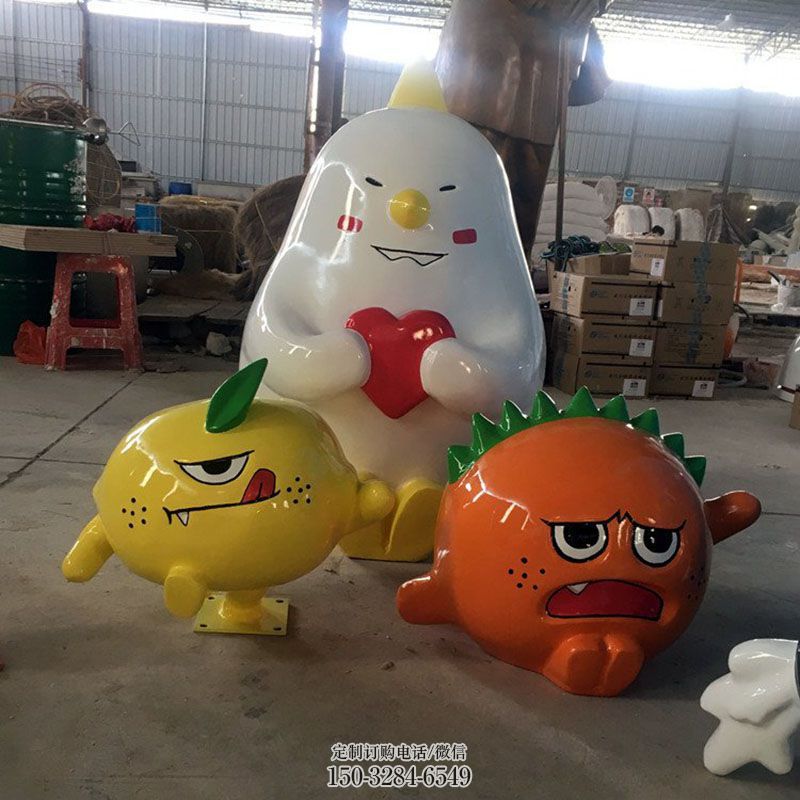 景观卡通熊雕塑摆件制造