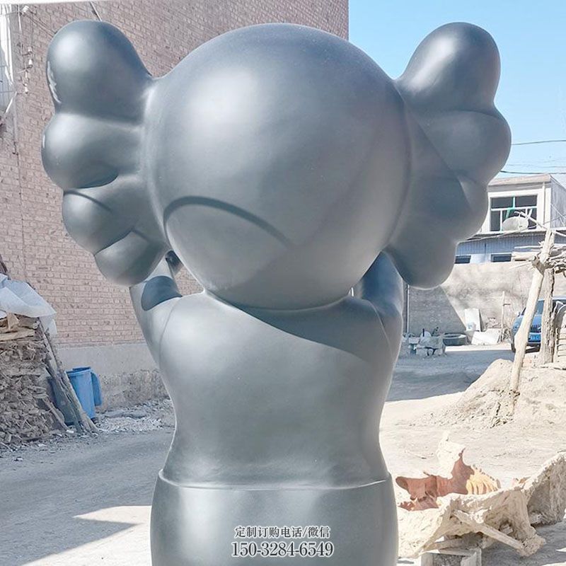 环境暴力熊雕塑制作