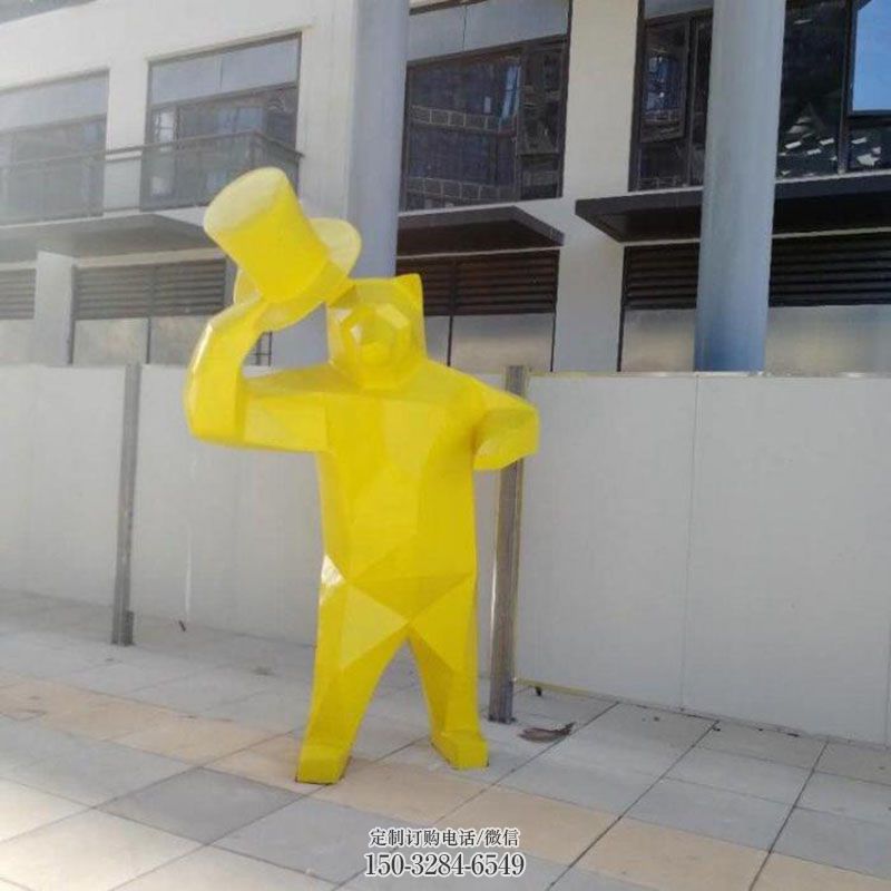 大熊雕塑底座制作